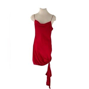 Cinq a Sept Asymmetrical Ryder Red Dress